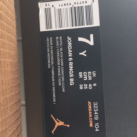 Jordan 6 Rings, Concord - Picture 2 of 2